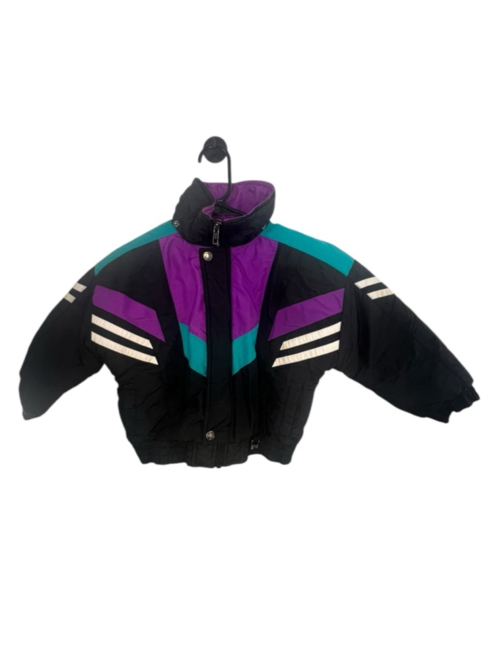 Vintage Windy Trail Youth Colorblock 90s Puffer Zip Up Ski Jacket